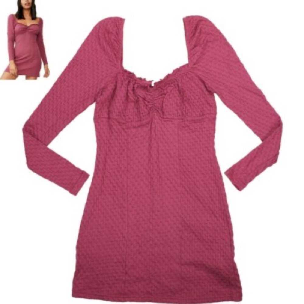 Cotton On Savannah Long Sleeve Mini Dress